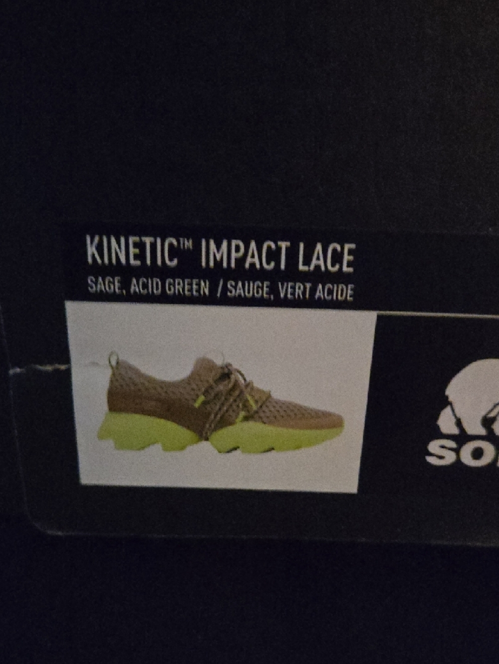 Sorel Womens Sage with Green Accent Trail Sneakers - Picture 10 of 12